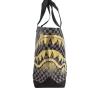 SHARKS IN PARIS GOLD STENCIL TOTE