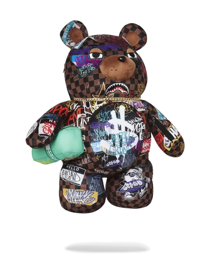 SHARKS IN PARIS THE RIZZ MONEYBEAR TEDDYBEAR BACKPACK