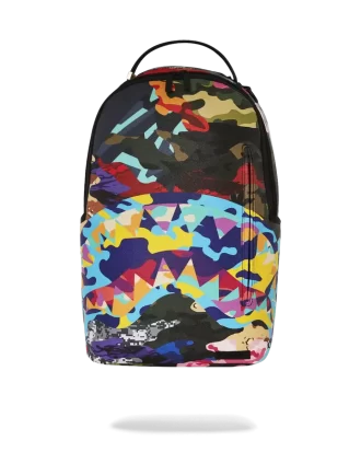 SLICED AND DICED CAMO BACKPACK