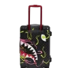 SLIME DIME SHARKNAUTICS HARDSHELL CARRY-ON LUGGAGE SLIME DIME SHARKNAUTICS HARDSHELL CARRY-ON LUGGAGE