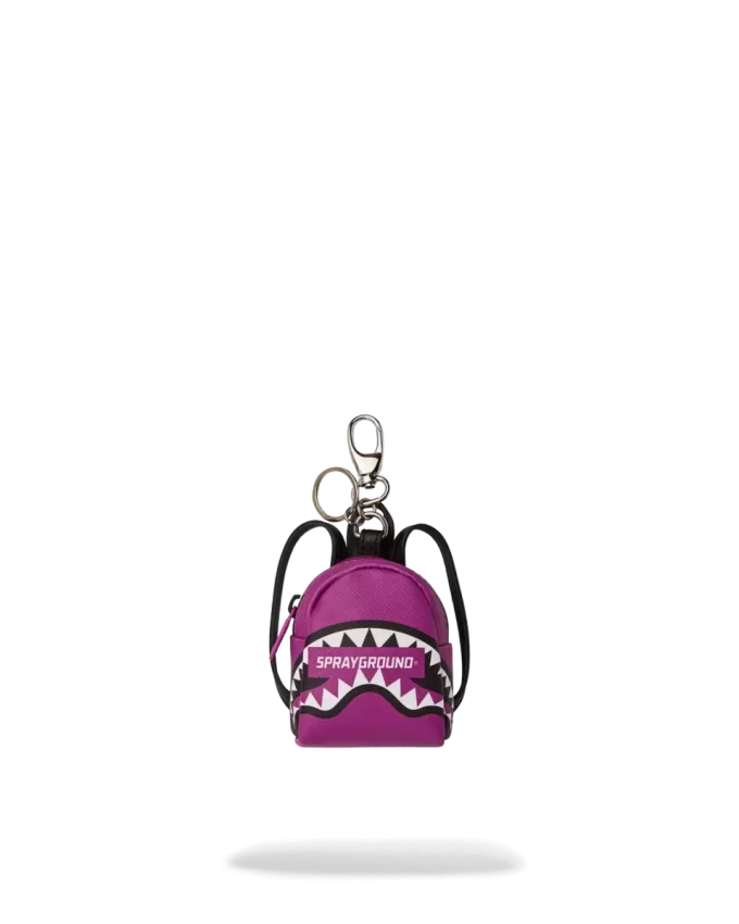 SMASH LOGO VIOLA BACKPACK KEYCHAIN