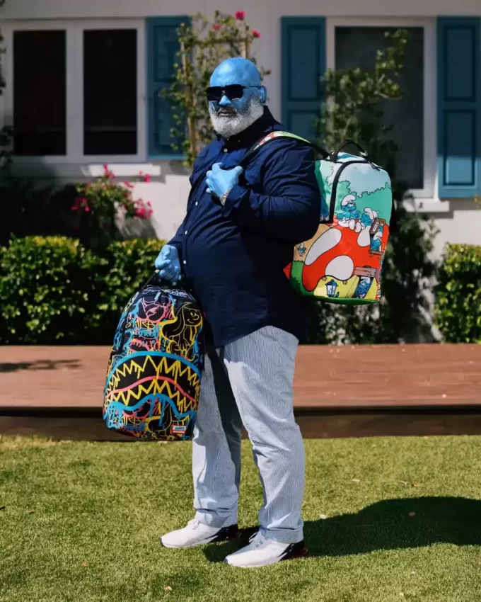 SMURFS MUSHROOM VILLAGE BACKPACK SMURFS MUSHROOM VILLAGE BACKPACK