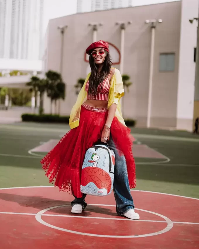 SNOOPY PILOT SHARK DLXSV BACKPACK SNOOPY PILOT SHARK DLXSV BACKPACK