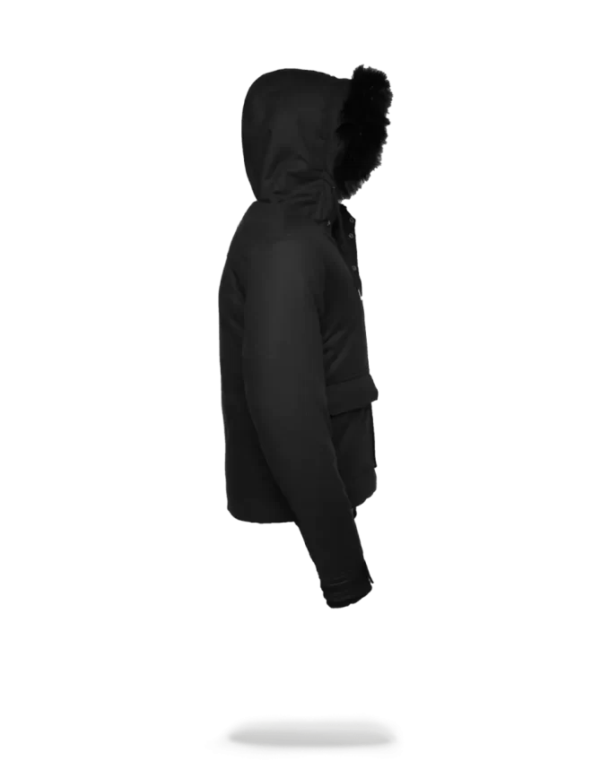 SOLID BLACK CHOPPER JACKET