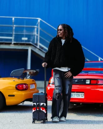 SPEED SHARK SIDE SWIPE HARD SHELL CARRY-ON LUGGAGE