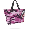 SPLIT CAMO BEACH TOTE