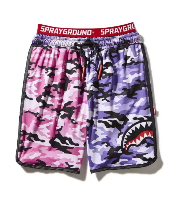 SPLIT CAMO CORTO SWIM TRUNKS SPLIT CAMO CORTO SWIM TRUNKS