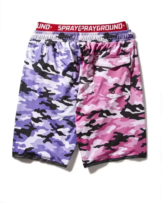 SPLIT CAMO CORTO SWIM TRUNKS SPLIT CAMO CORTO SWIM TRUNKS