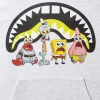SPONGEBOB CREW SHARK HOODIE (LIGHT GREY)