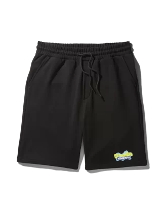 SPONGEBOB KNIT SHORTS (BLACK)