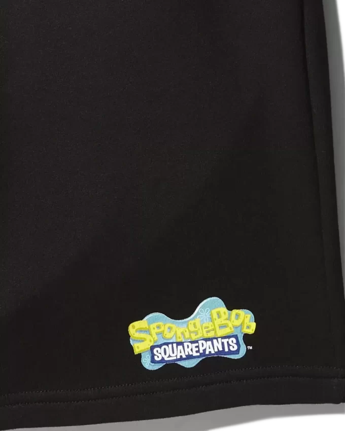 SPONGEBOB KNIT SHORTS (BLACK)