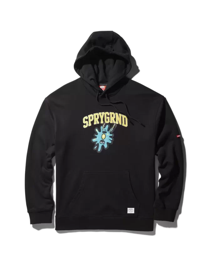 SPONGEBOB SPLAT HOODIE (BLACK)