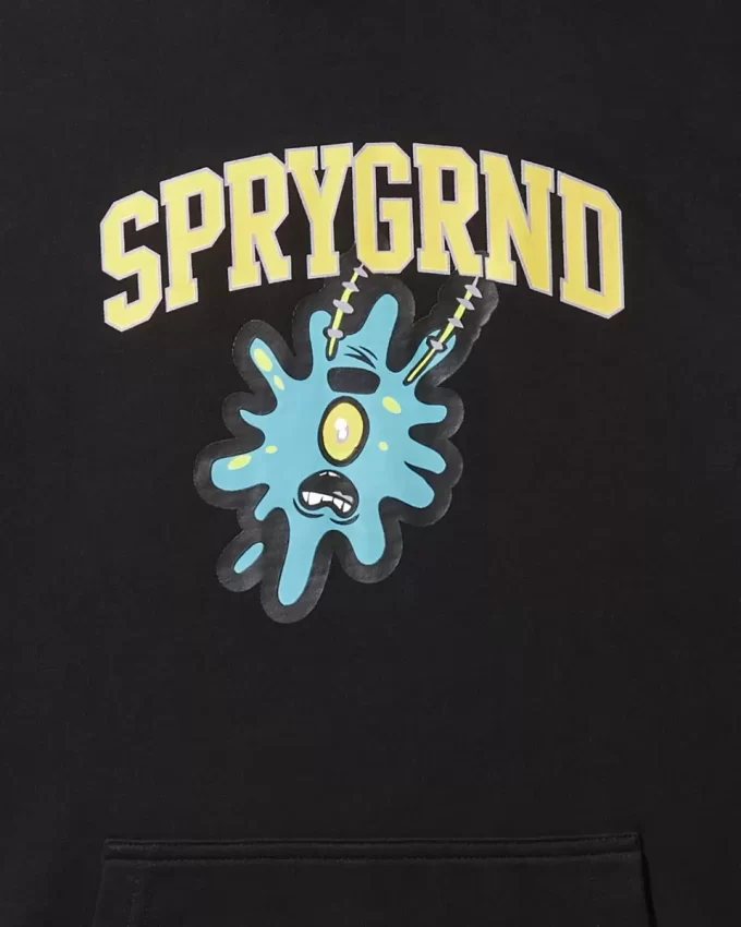 SPONGEBOB SPLAT HOODIE (BLACK)