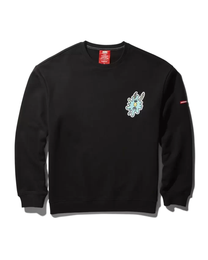 SPONGEBOB SPLAT PULLOVER SWEATER (BLACK)