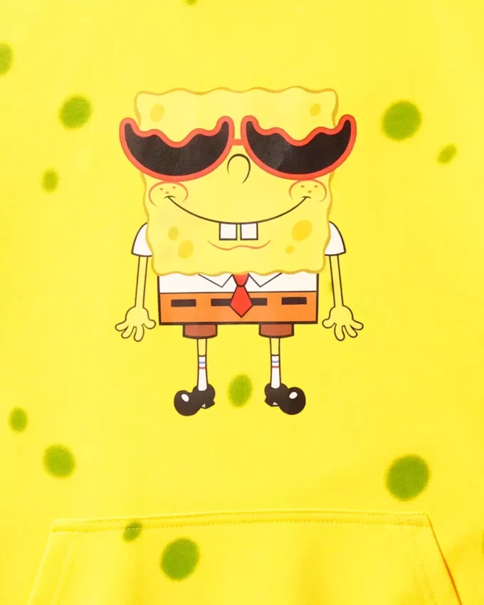 SPONGEBOB SPONGE HOODIE (YELLOW)