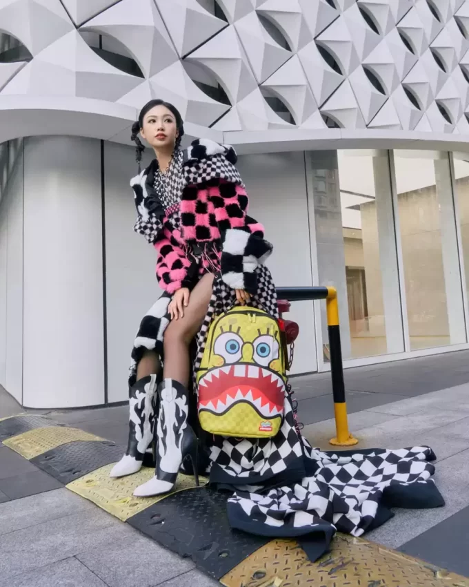 SPONGEBOB SQUARE CHECK FLEX DLXSV BACKPACK SPONGEBOB SQUARE CHECK FLEX DLXSV BACKPACK