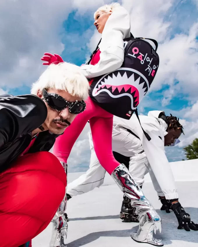 SQUID GAME COLLAB LOGO LOCKUP BACKPACK