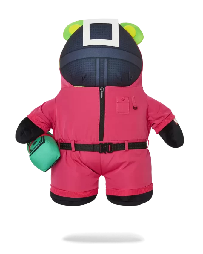 SQUID GAME COLLAB PINK SOLDIERS BEAR BACKPACK