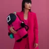 SQUID GAME COLLAB PINK SOLDIERS BEAR BACKPACK
