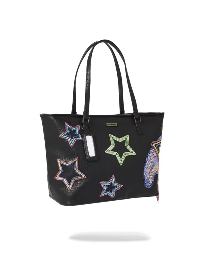 STAR RACER A.I.7 SANDFLOWER COLLAB BEADED TOTE