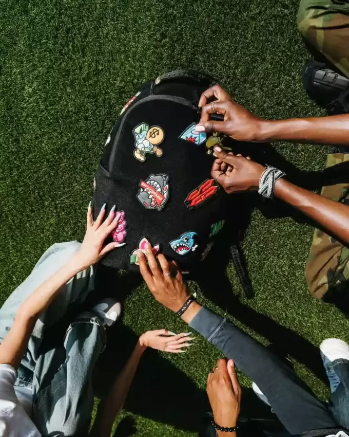 STUCK ON YA – VELCRO PATCH BACKPACK