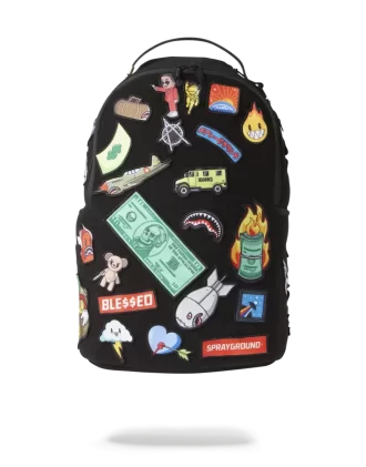 THE 32 REMOVABLE PATCHES VELCRO BACKPACK