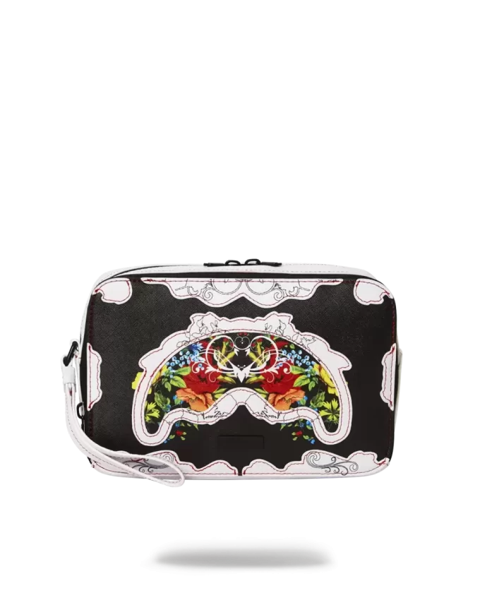 THE FLORAL CUT TOILETRY BAG