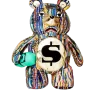 THE GOLDEN AGE MONEYBEAR TEDDYBEAR BACKPACK