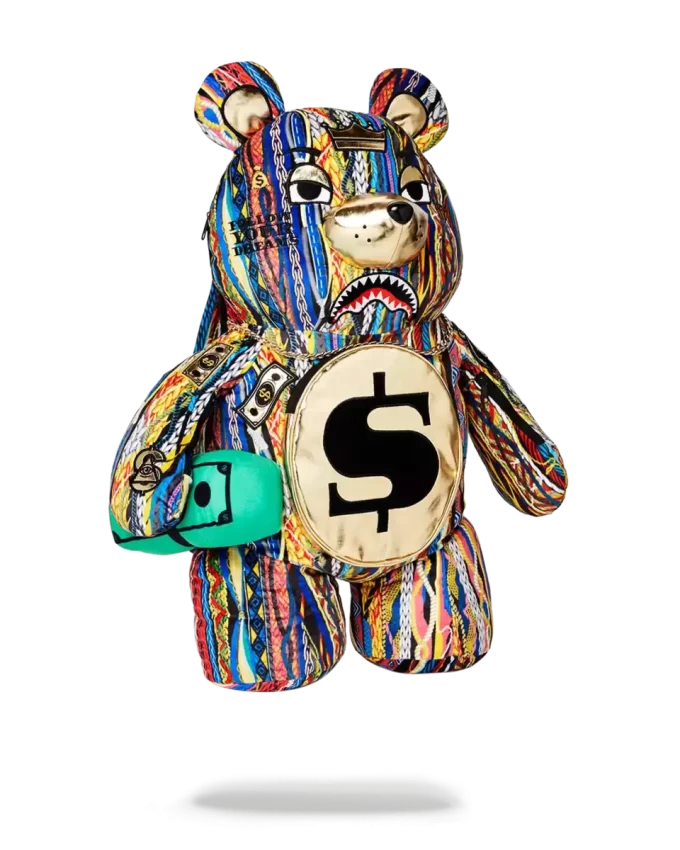 THE GOLDEN AGE MONEYBEAR TEDDYBEAR BACKPACK