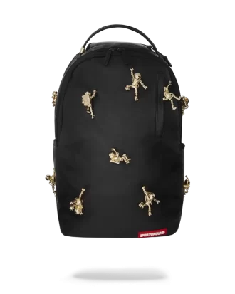 THE LOST IN SPACE BACKPACK (10 3D GOLD METAL ASTRONAUTS)
