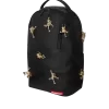 THE LOST IN SPACE BACKPACK (10 3D GOLD METAL ASTRONAUTS) THE LOST IN SPACE BACKPACK (10 3D GOLD METAL ASTRONAUTS)