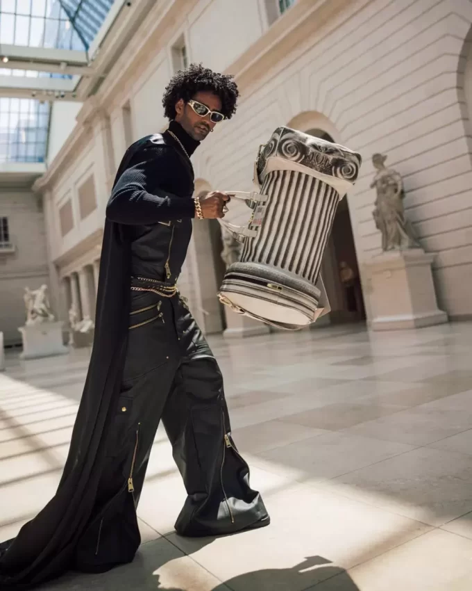 THE MET GREEK TEMPLE OF SARDIS COLUMN DUFFLE