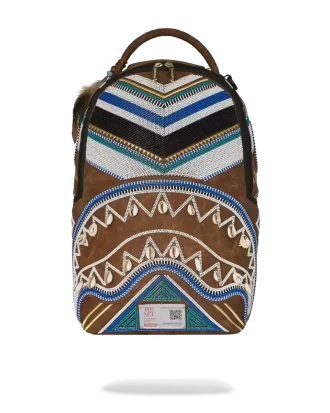 THE MET KUBA KINGDOM HEADDRESS BACKPACK
