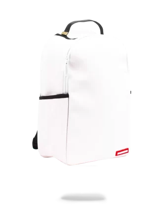 THE SPRAYGROUND DIY WHITE BACKPACK (VEGAN LEATHER & INNER MONEY LINING) & MARKERS INCLUDED