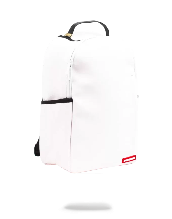 THE SPRAYGROUND DIY WHITE BACKPACK (VEGAN LEATHER & INNER MONEY LINING) & MARKERS INCLUDED