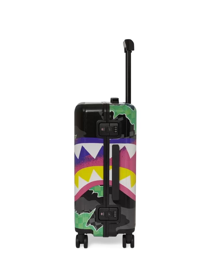 THE WILD ONE SHARKNAUTICS HARDSHELL CARRY-ON LUGGAGE