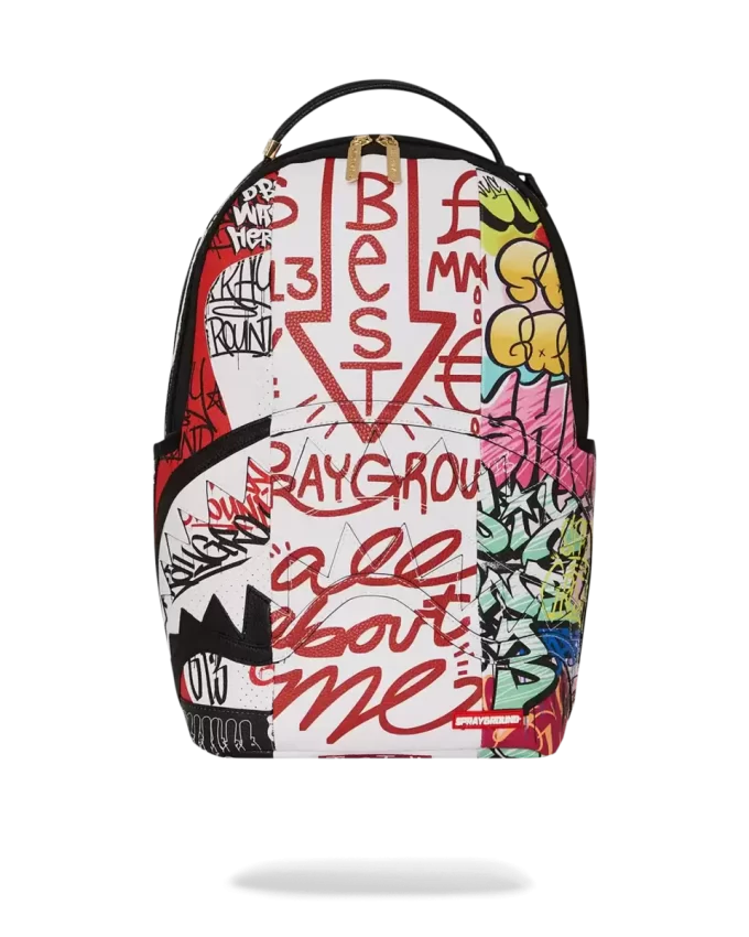 TRI-SPLIT GRAFFITI BACKPACK (DLXV) TRI-SPLIT GRAFFITI BACKPACK (DLXV)