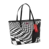 TRIPPY CHECK TOTE