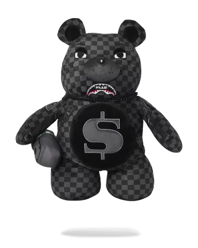 WHAT THE BEEP’ SHARK MONEYBEAR TEDDYBEAR BACKPACK