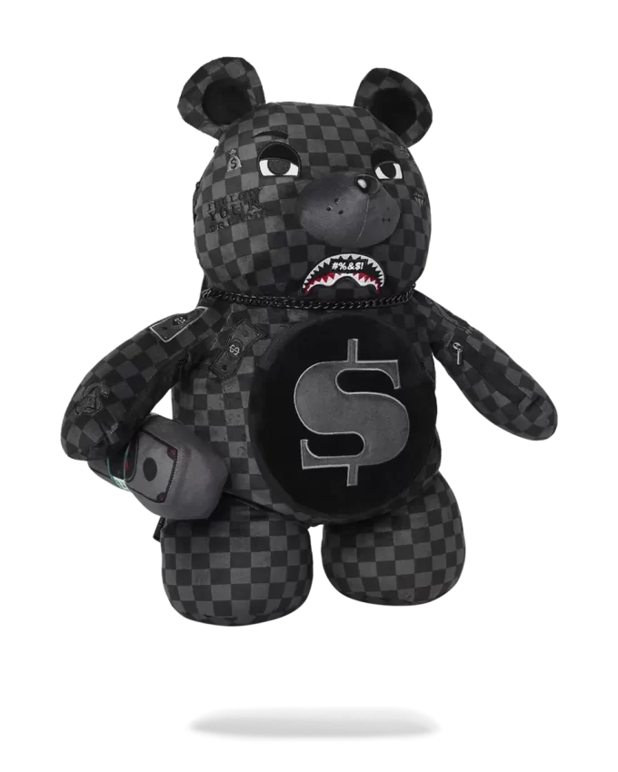 WHAT THE BEEP’ SHARK MONEYBEAR TEDDYBEAR BACKPACK