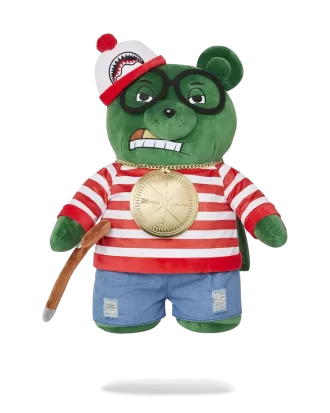 WHERES WALDO MONEYBEAR TEDDYBEAR BACKPACK
