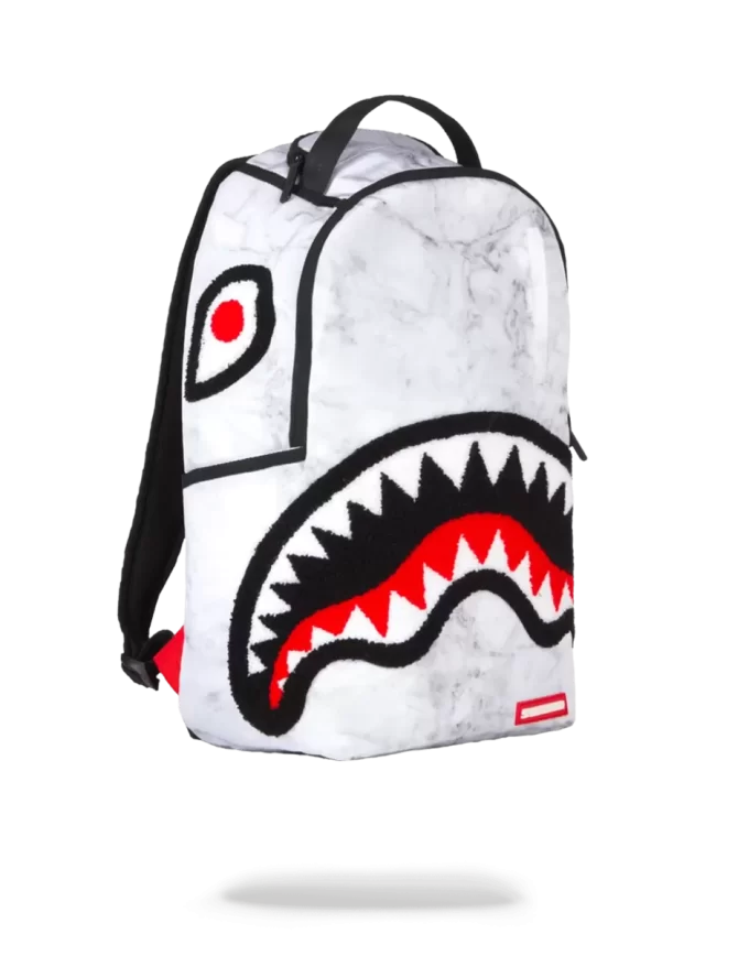 WHITE MARBLE BACKPACK