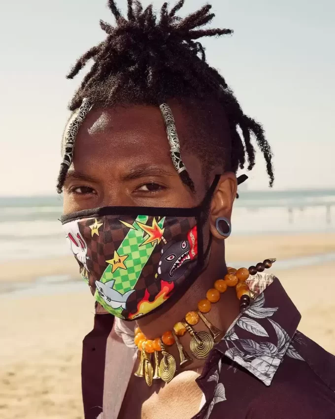 WTF THUNDER SHARK FACE MASK WTF THUNDER SHARK FACE MASK