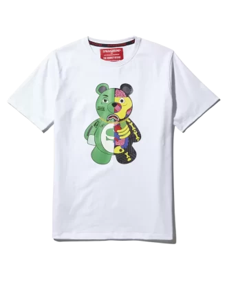 YOUTH ANATOMY BEAR T-SHIRT WHITE YOUTH ANATOMY BEAR T-SHIRT WHITE