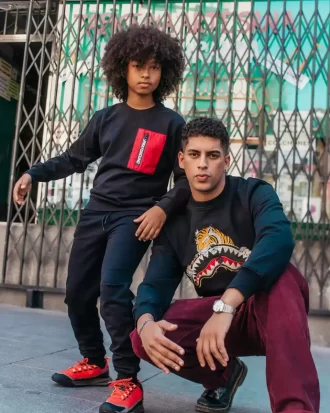 YOUTH TIGER BLACK CREW YOUTH TIGER BLACK CREW