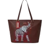 ZEBRA ELEPHANT RON ENGLISH COLLAB TOTE
